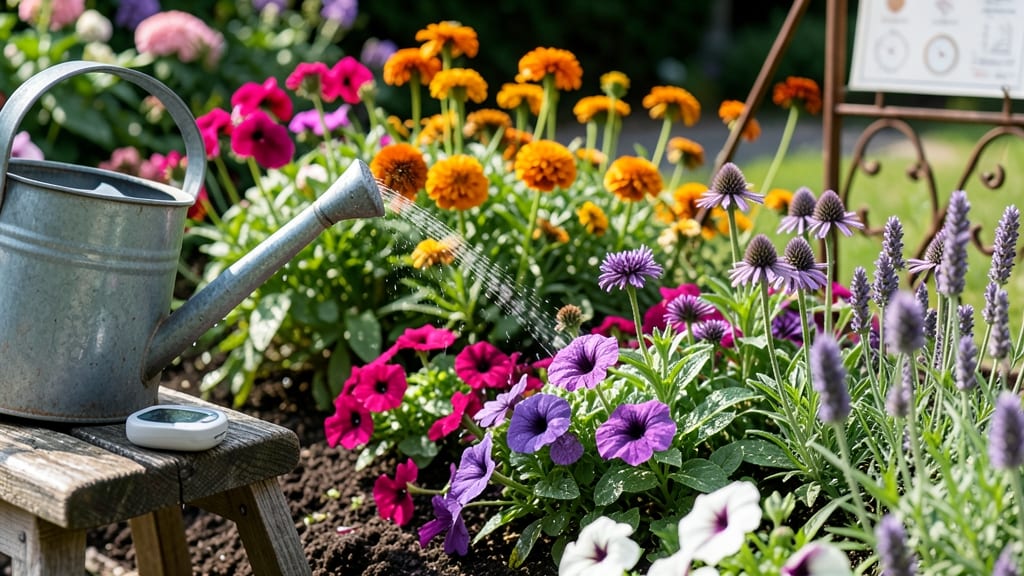 How Often to Water Flower Gardens: Seasonal Schedule by Plant Type