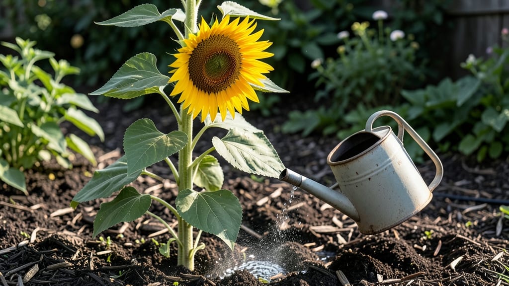 Sunflower Water Needs: Deep Roots, Smart Schedule for Towering Stems