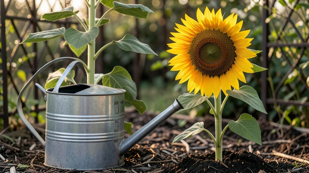 How Much Water Does a Sunflower Need Per Day: Science-Backed Schedule for Thriving Stalks