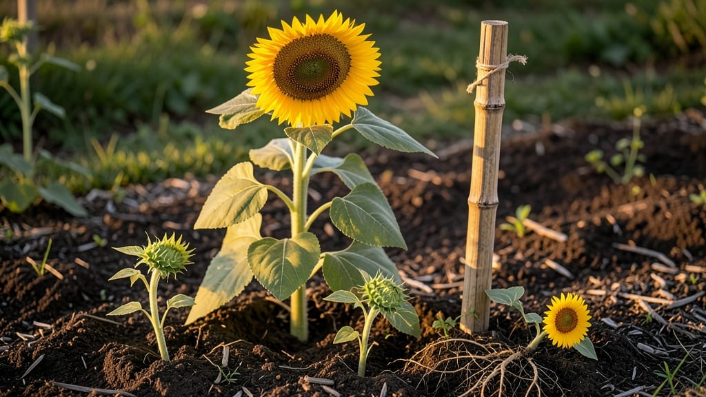 Do Sunflowers Need to Be Staked: When and How to Support Tall Varieties Naturally