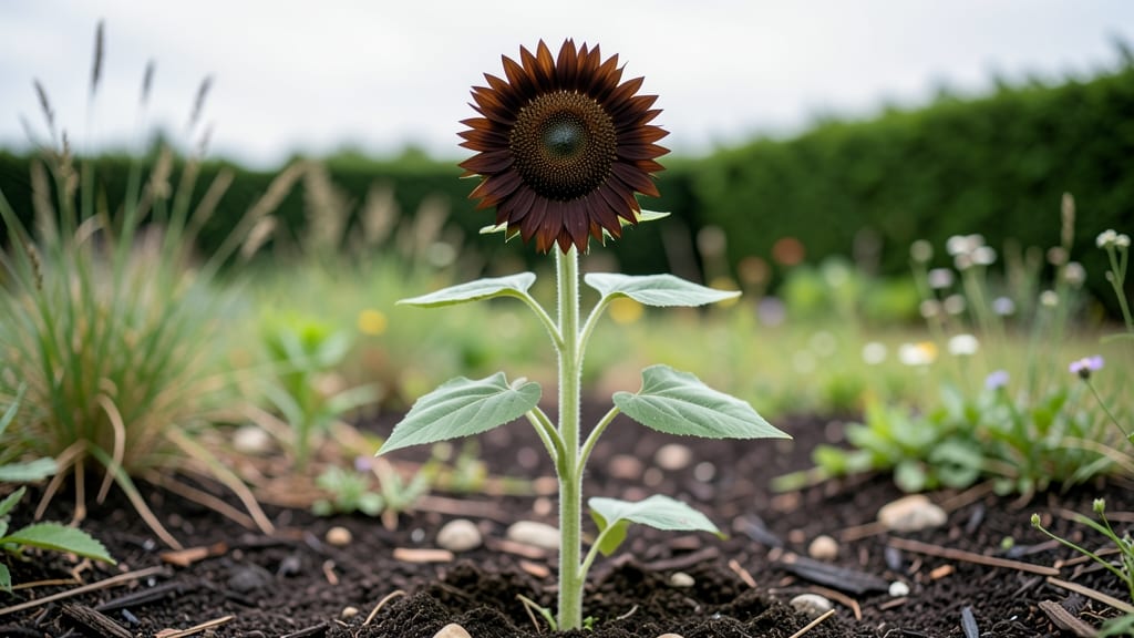 How Tall Do Chocolate Cherry Sunflowers Get: Exact Heights by Variety for Space Planning
