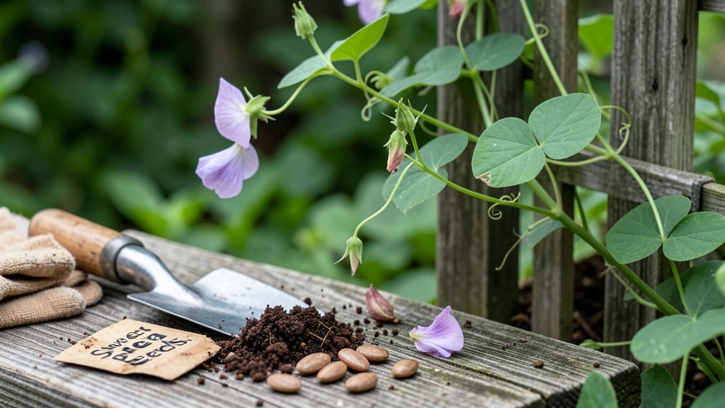 How to Plant Sweet Pea Flower Seeds: Soil Depth Tricks for Faster Germination